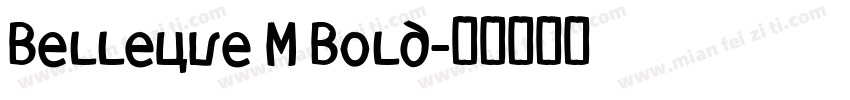 Bellevue M Bold字体转换